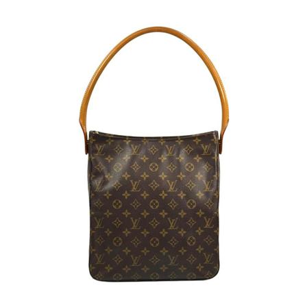 Louis Vuitton Vintage Pre-owned Louis Vuitton Monogram Looping GM brun, Dam Vintage Väskor, Dam, Storlek: ONE SIZE