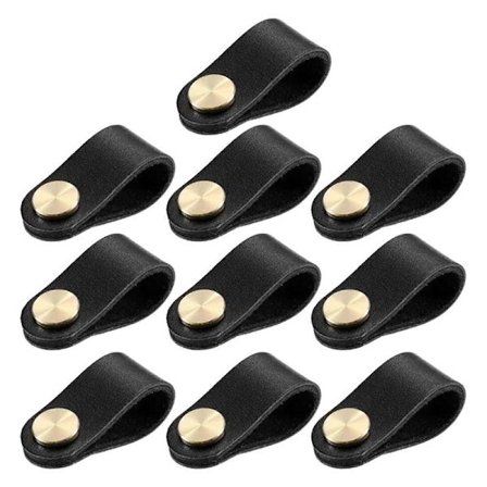 10 stk. skinnhåndtak for skuffer, møbelhåndtak, myke skapknapper for å unngå kollisjon for barnesikkerhet