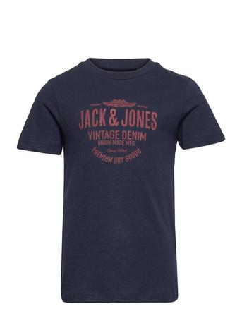Jprblubooster Ss Tee Crew Neck Jan22 Jnr T-shirt Blå Jack & J S