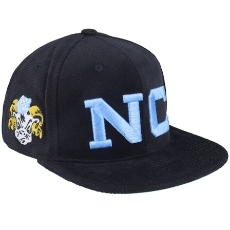Mitchell & Ness - North Carolina Tar Heels All Directions Black Snapback Snapback Black Cap - College @ Hatstore