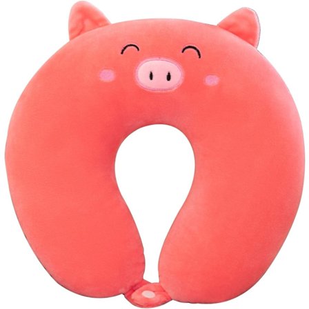 Kaulan tuki: Matkatyyny, U-muotoinen tyyny söpöillä eläinhahmoilla