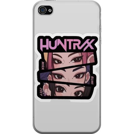 Yhteensopiva Puhelinkuori Apple iPhone 4s K-pop-inspiroitunut futuristinen tyttöryhmä neonvaloissa ja kosminen sci-fi-kohtaus