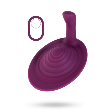 Dual Motors Silicone Massaging Pad Purple - Vuxen.se - Vibrator