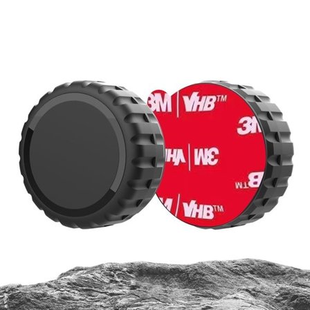 Apple AirTag-kotelo, ruuvikiinnitteinen, vedenpitävä, itseliimautuva - musta - 4 kpl - 4 kpl