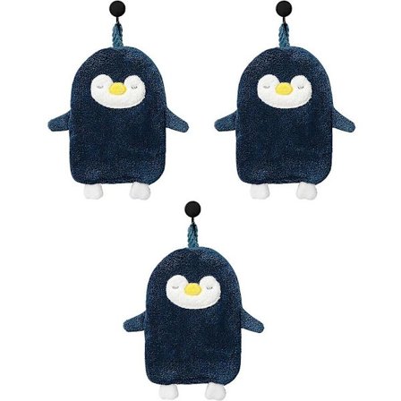 3 stk. Håndklæder, Badehåndklæder med Hængesløjfe, Dyrehåndklæder