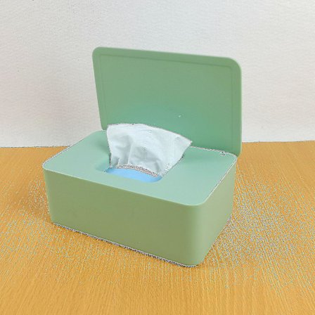 Fugtige Servietter Opbevaringsboks Serviet Dispenser Holder Vævs Opbevaringsboks Etui Med Låg Støvbestandig