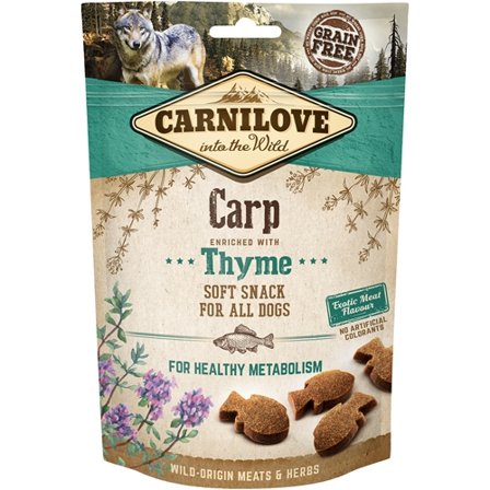 Carnilove Dog Semi Moist Snack Carp, 200g