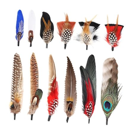 Hattefjer Cowboy Hat Feather til Fedora Hatte Kostume Julefest Hatte Style A (FMY)