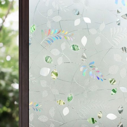 Vinduefilm Privatlivs Glas 3D Dekorativ Vindue Dækning Uigennemsigtig