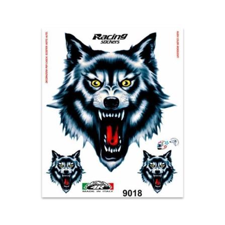 Klistermärke Wolf Jaw Sticker, 20 x 24 cm