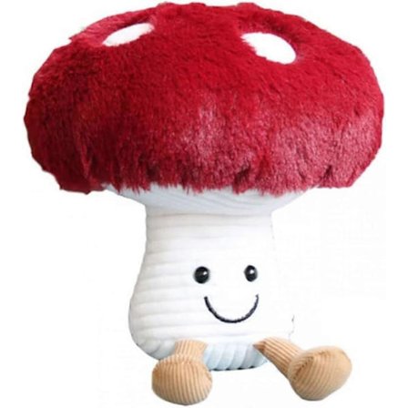 Svamp Plys Sød Svampe Plysdyr Udstoppede Dyr Puder Boligindretning Børnegave Røde Svampe Puder Plys 19,8 cm