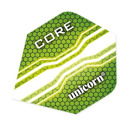 Unicorn Core .75 Plus Dart Flights One Size Green