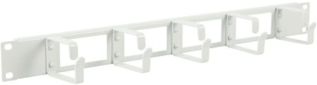 Lanview by Logon - rackkabelstyringspanel (horisontal / vertikal) - with cable entry holes - 1U