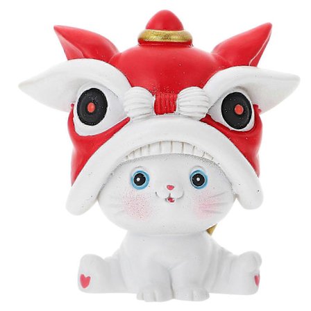 1 stk. Dekorativ Nytårs Lykkebringende Kat Pynt Kreativ Gave Ornament