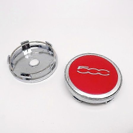4 st 60mm Navkapslar för Fiat 500 Hjulcentrering Dammskydd Emblem för Punto Stilo Bravo Ducato Freemont 124 600