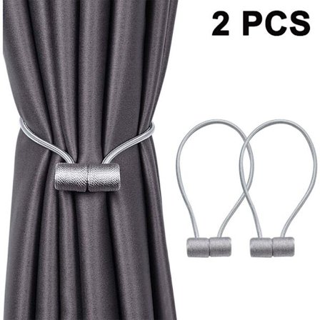 2 stk. Magnetiske gardinholdere Gardinklips Reb Tilbage Gardinholder Spænder Gardinbinding Gardin Gardinholder til boligindretning Cafe Kontor