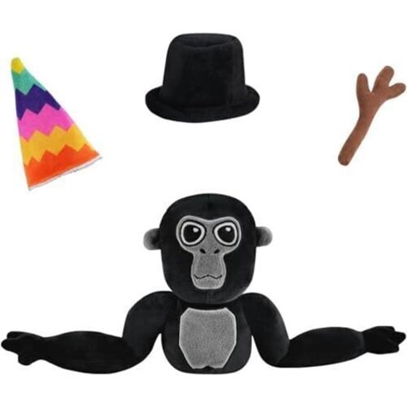 Gorilla Tag Monkey Plysch Gosedjur för barn Thanksgiving Birthday