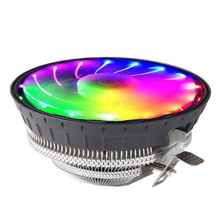 CPU-kylare Radiator Lågt Ljud RGB Glöd Kylfläkt för Stationär Dator Kylare