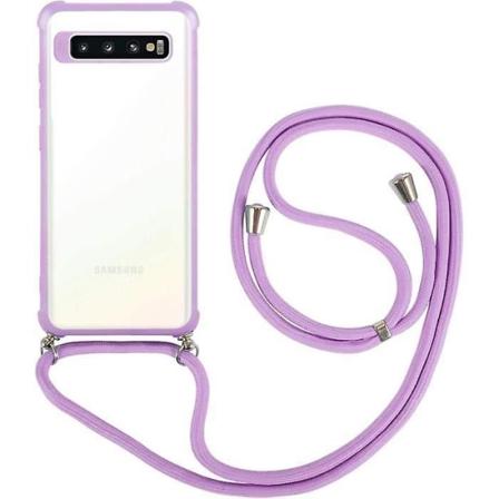 Samsung Galaxy S10 Plus Nøglebåndsetui Klar TPU Moderigtigt og praktisk med vedhængskædejustering
