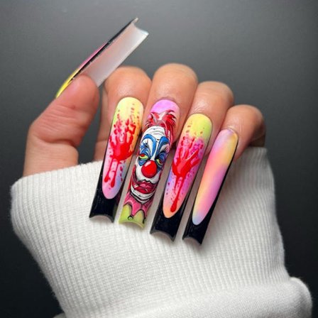 Halloween Fake Nails Ballerina False Nail SN067 SN067