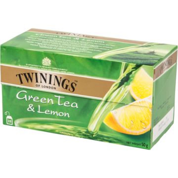 TE GRØNN TWININGS CITRON 25ST