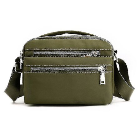 Multifunktionel håndtaske Multi-rum Crossbody taske med lynlås Vandtæt skuldertaske Rejse Daypack taske til kvinder