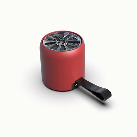 Mini Trådlös Bluetooth-högtalare med stöd för TF-kort FM Aluminiumlegering för Subwoofer ZeGoods