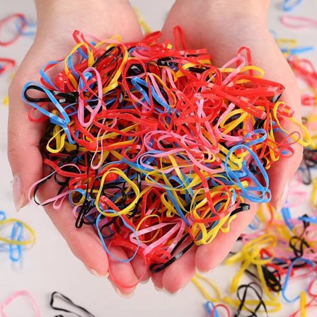 2000-pakkauksen lasten hiuslenkit, monivärinen