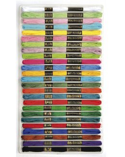 Garn sorteret 25 dokker - Playbox