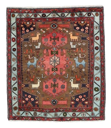 Oosters Hamadan Vloerkleed 100X155 (Wol, )