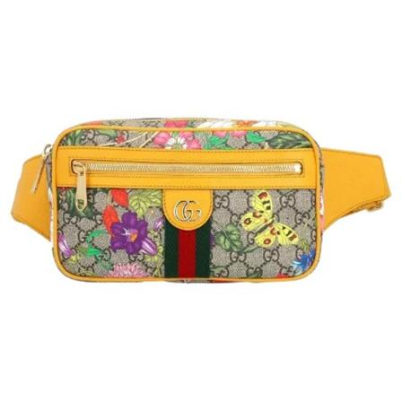 Gucci Vintage, Pre-owned Fabric gucci-bags Geel, Dames, Maat:ONE Size,Canvas