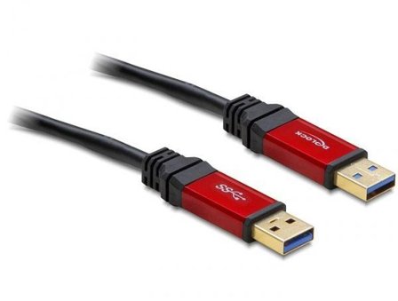 Delock Premium - USB-kabel - USB-type A til USB-type A - 2 m