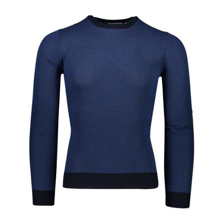 Gran Sasso, Jersey Blauw, Heren, Maat:S,Katoen