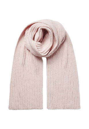 Å WOMAN Ribbstickad halsduk LILLY Halsdukar & scarves Rosa ONESIZE