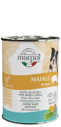 Marpet Aequilibriavet Dog Maiale Cibo Umido Per Cani Adulti