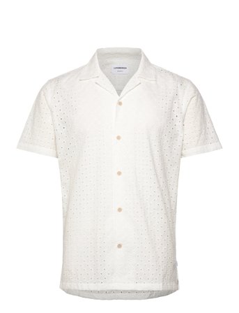 Lindbergh | Embroidery Cotton Shirt S/S | S