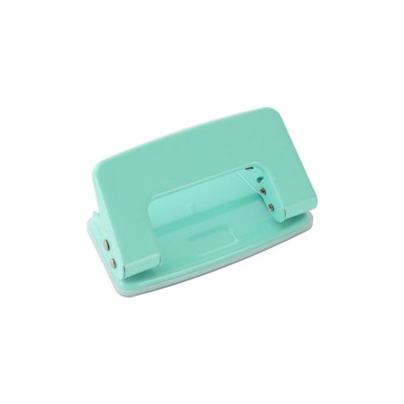 2-huls punch, metal hul punch 8 arks punch kapacitet hul punch til kontor og hjemmetilbehør, grøn