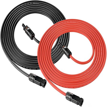 Solcelle forlængerledning med MC4 stik 5 m