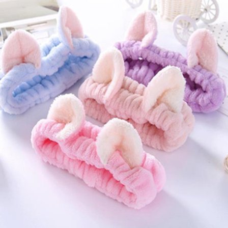 4 st kattöron pannband - Spa dusch ansiktsrengöring pannband ansiktsrengöring H