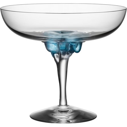 Kosta boda Sugar Dandy Coupe Glas 32 cl. Blå | KitchenOne