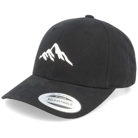 Wild Spirit - Zwart adjustable Cap - Mountain 3d Waxed Black Adjustable @ Hatstore
