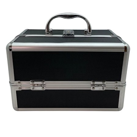 UNIQ Beauty Box / Smyckeskrin i aluminium, svart