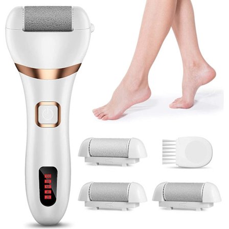 Elektrisk fotfil, fotfil elektrisk fotfil med 3 ruller