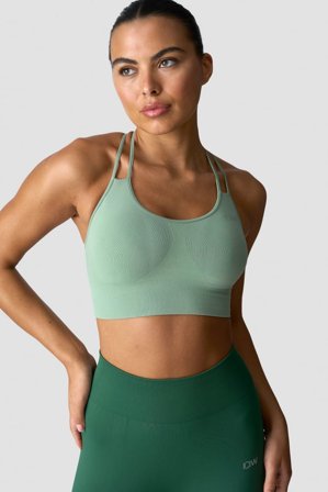 ICANIWILL - Define Seamless Sports Bra Light Moss - Sport-BH - Damen - ICIW