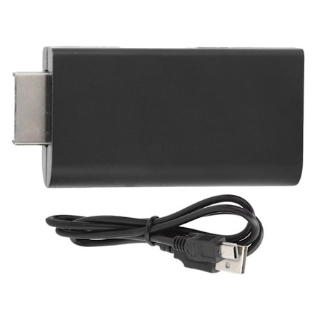 för PS2 till HD Multimedia Interface Adapter Converter med 3.5mm Ljud Interface Connector Svart