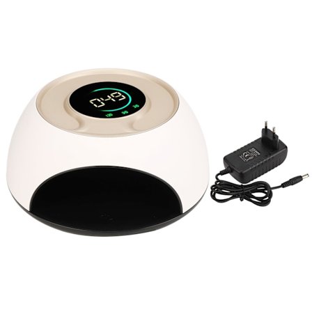 120W UV Gel Nagellampa med 3 Timerinställningar 42 Ljuschips Dubbel Ljuskälla Konstverktyg för Nagellack 100?240V EU-kontakt