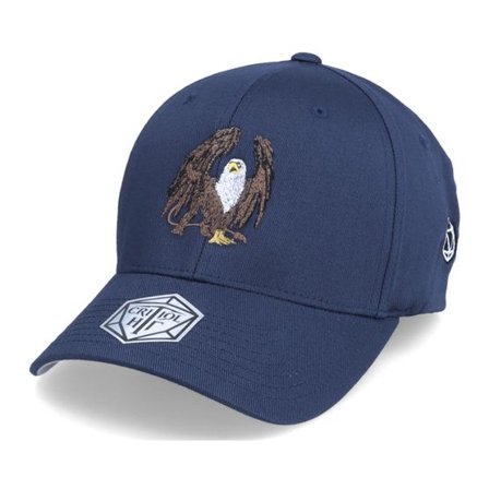 Critiql Hit - Blå flexfit Keps - Royal Griffin D20 Navy Flexfit @ Hatstore