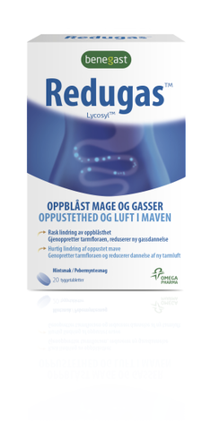 Benegast Redugas tyggetabletter 20 stk