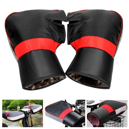 Motorcycle Handlebar Gloves Waterproof Windproof Winter Warm Gloves Motor Scooter Electric Vehicles Reflective Motocycle Gloves