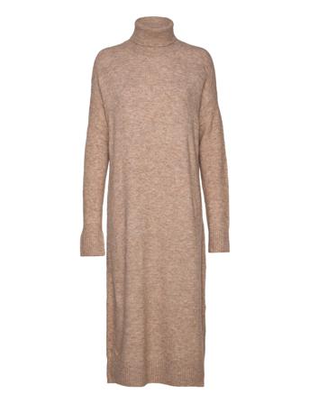 Penny Knit Dress Beige A-View
